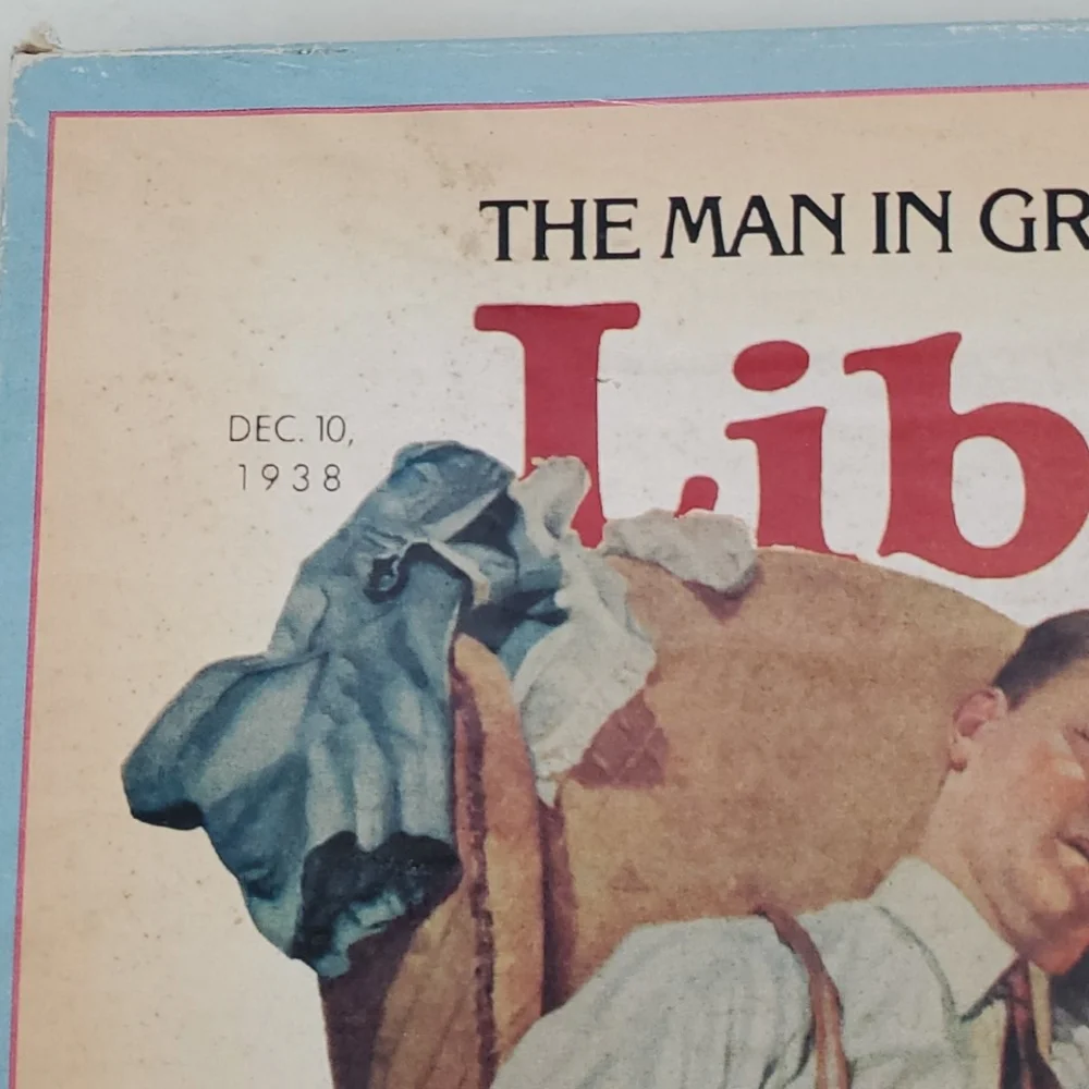 Vintage 1938 Puzzle The man in gracie Allen's Life